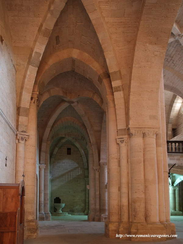 NAVE SUR DESDE LA CABECERA DEL TEMPLO